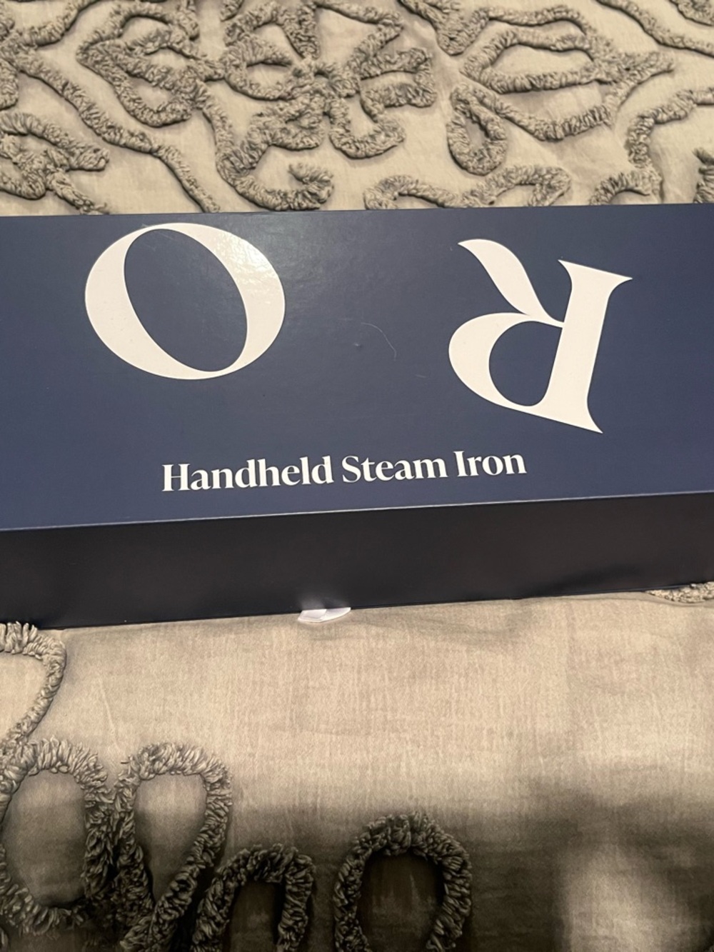 NORI PRESS Handheld Steam Iron — Navy Blue Portable Fabric Steamer